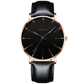 Montre Homme en Cuir - Geneva