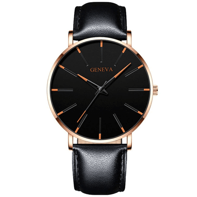 Montre Homme en Cuir - Geneva