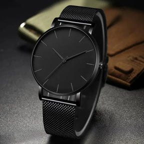 Montre de luxe Curren Quartz + Montre All Black